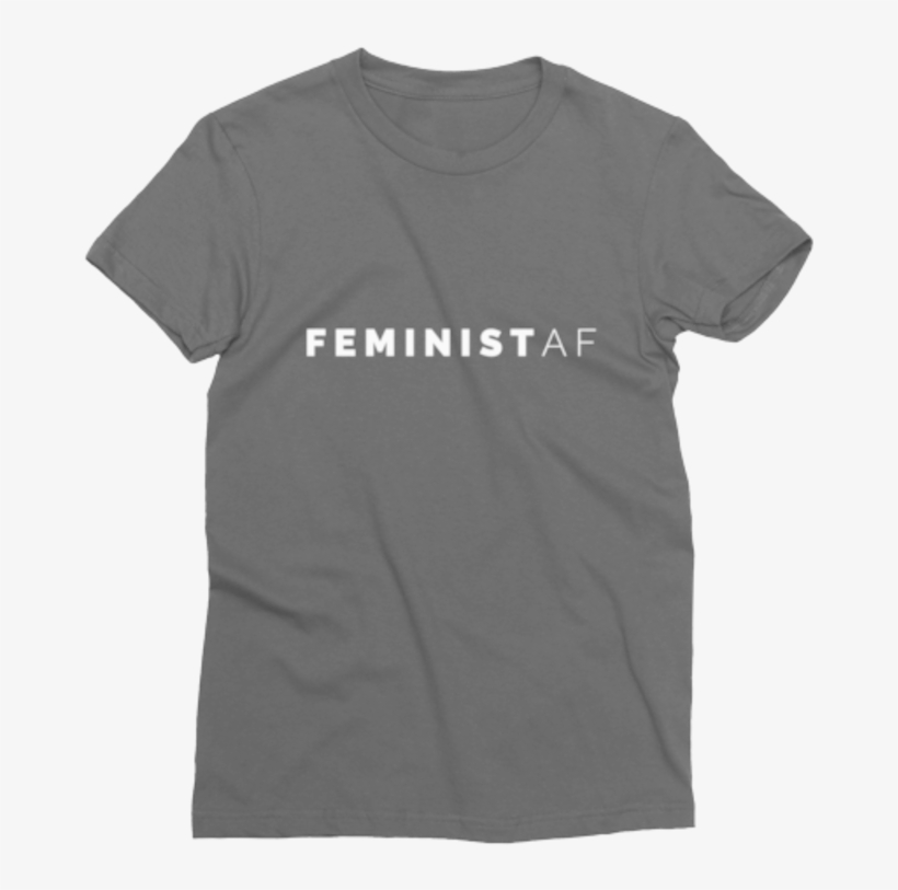 Feminist Af T-shirt Black, transparent png download