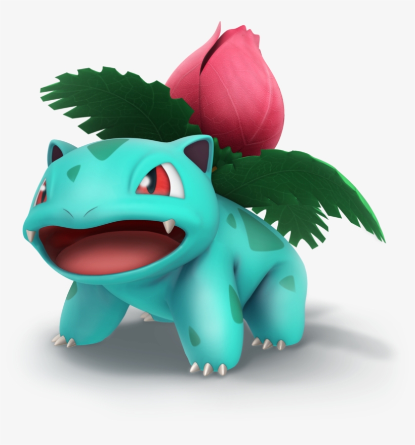 Ivysaur Smash Bros Trophy Render By Nibroc Rock-d9u0v1n - Super Smash Bros., transparent png download