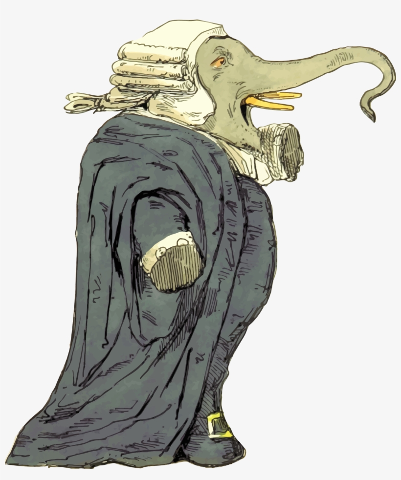 This Free Icons Png Design Of Elephant Judge, transparent png download