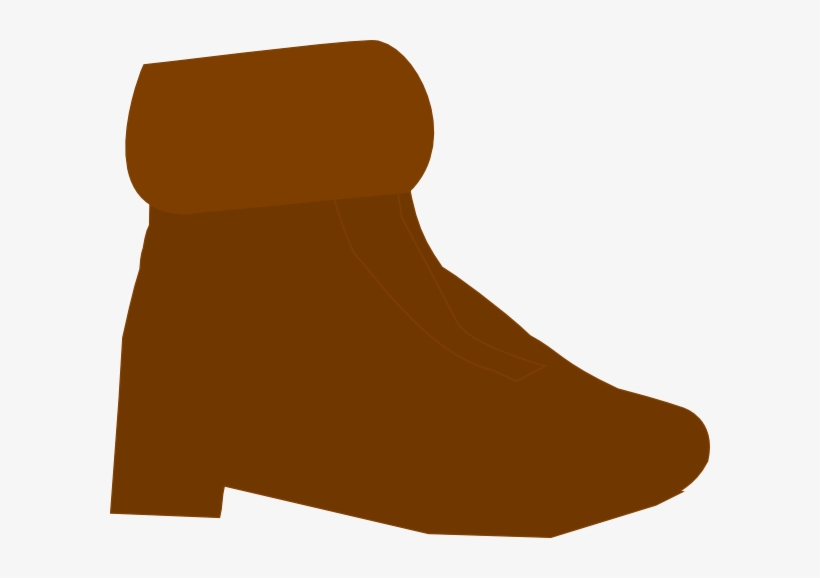 Brown Boot Svg Clip Arts 600 X 498 Px, transparent png download