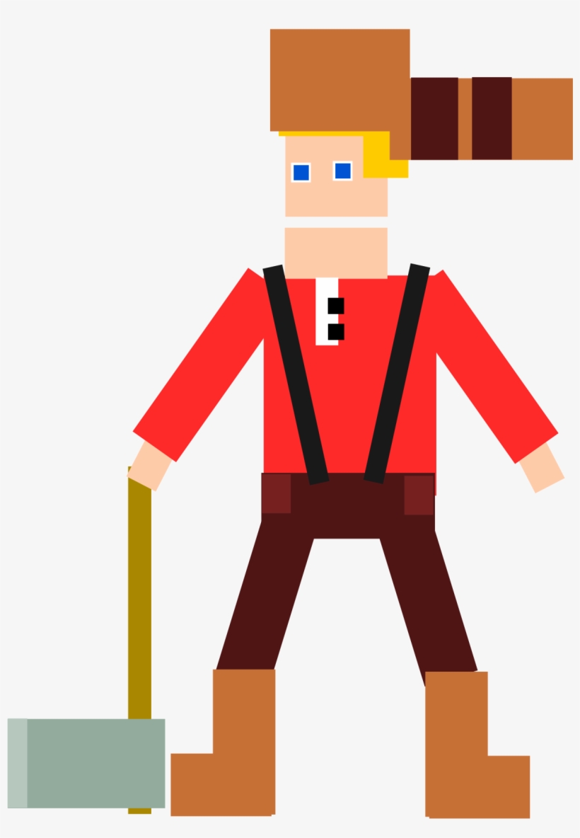 This Free Icons Png Design Of Lumberjack Character, transparent png download