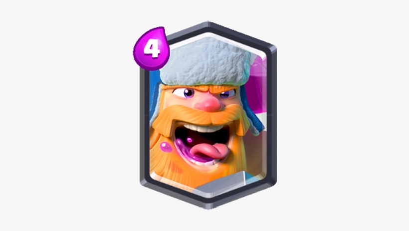 Lenhador Clash Royale, transparent png download
