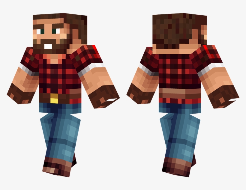Lumberjack - Minecraft Skin Dark Ninja, transparent png download