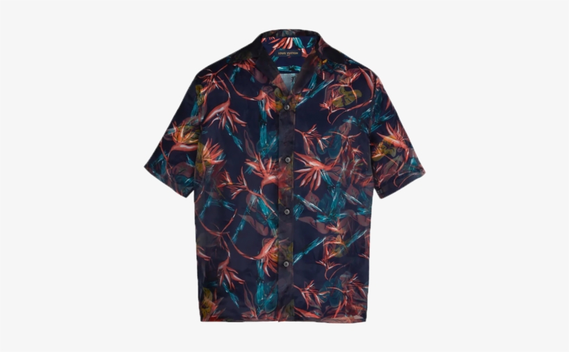 Louis Vuitton Hawaiian Lillies/bamboo Double Layer - Louis Vuitton Bamboo Hawaiian Shirt, transparent png download