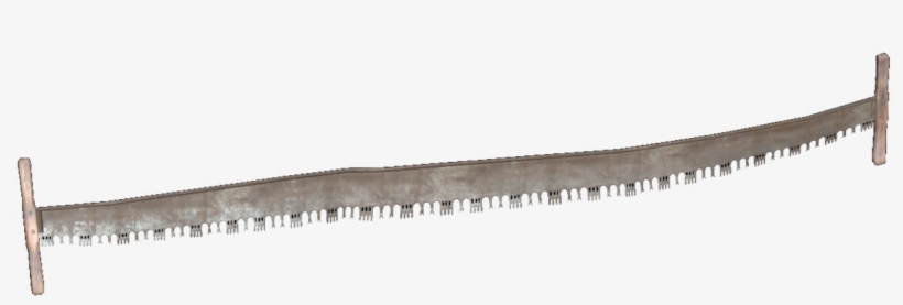 The Vault Fallout Wiki - Two-man Saw, transparent png download