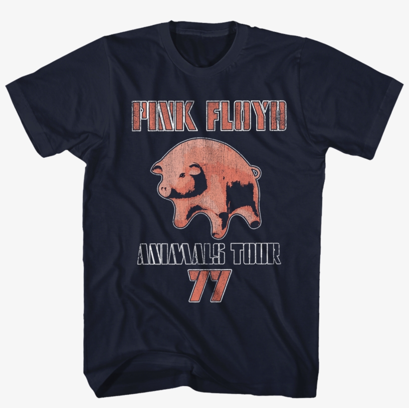 Animals Tour Pink Floyd T-shirt - Pink Floyd Concert T Shirt, transparent png download