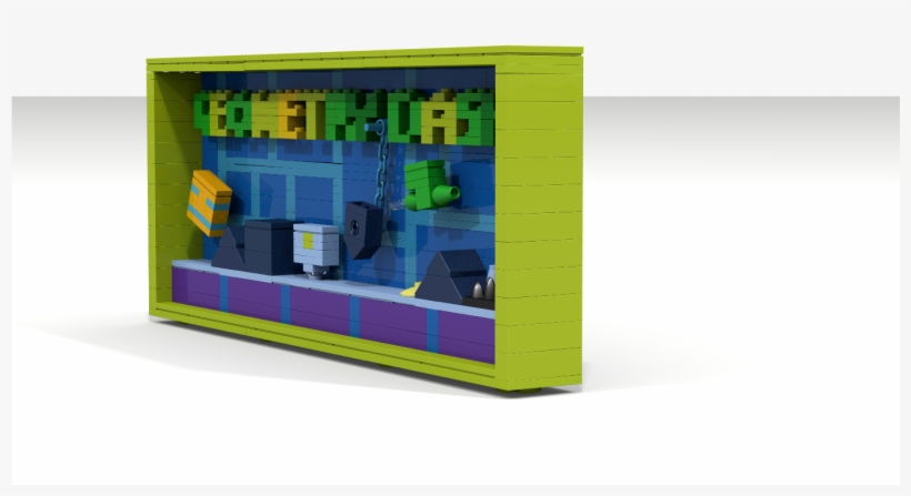 1 / - Lego Geometry Dash, transparent png download