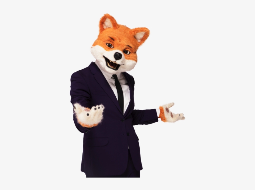 Foxy Wearing A Suit With Outstretched Arms - Foxy, transparent png download