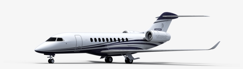 Large Cabin Jet - Cessna Citation Hemisphere, transparent png download