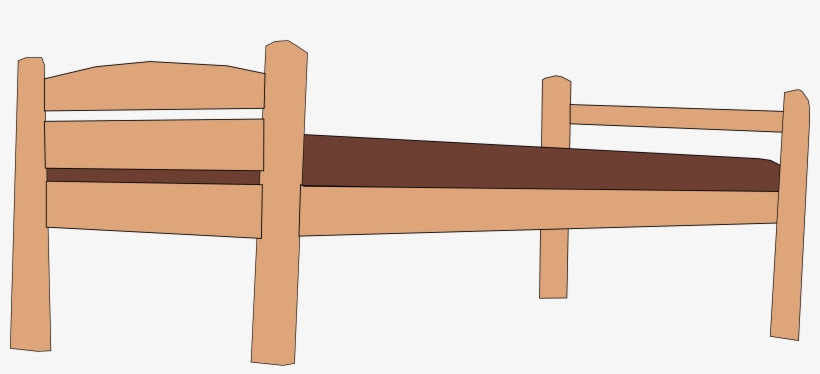 Big Image - Wood Bed Clip Art, transparent png download