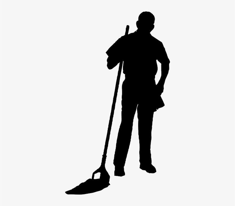 Clean Service - Cleaner Silhouette, transparent png download