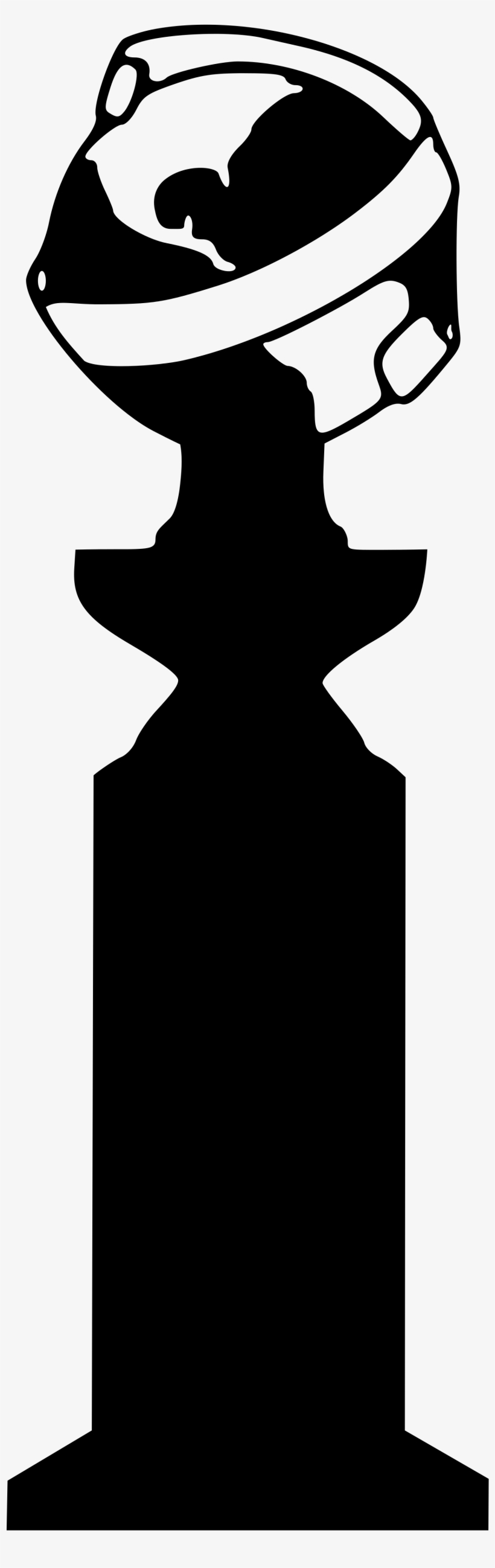 Trophy Clipart Golden Globe - Golden Globes Icon, transparent png download