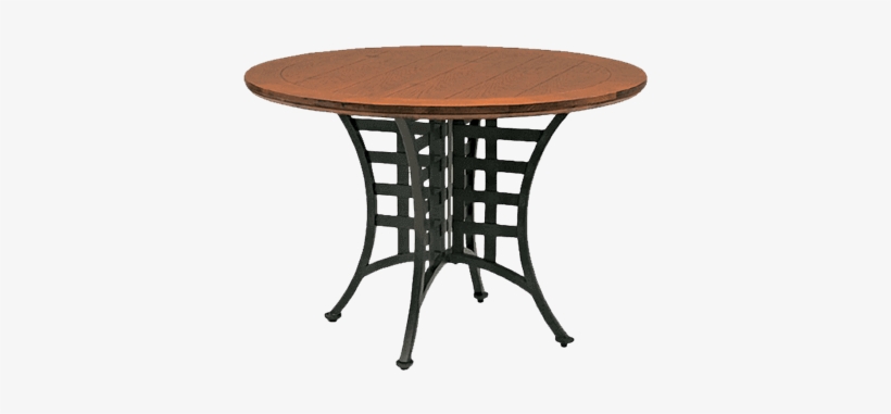 Plank & Iron Dining Table - Table, transparent png download