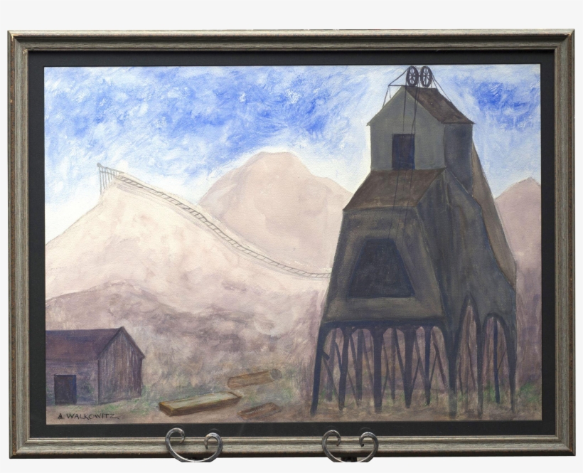 Abraham Walkowitz Titled "mine" Watercolor On Paper - Painting, transparent png download