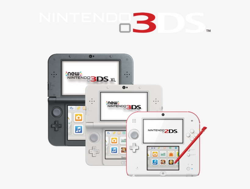 Nintendo 2ds (red/white), transparent png download