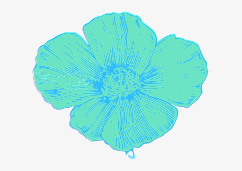 How To Set Use Blue Poppy Clipart, transparent png download
