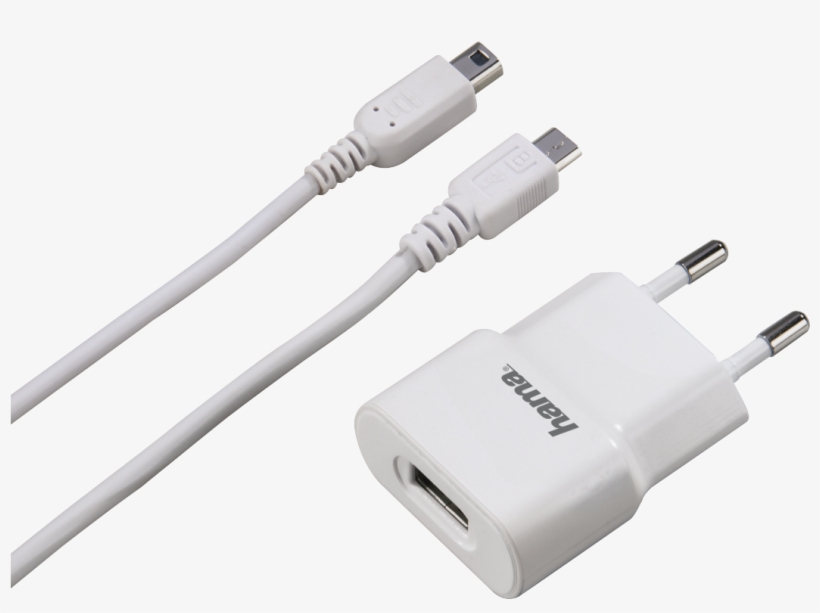 Usb Charger For Nintendo 3ds, White - Hama Ipad Charger 220v Kit Incl 30pin Sync-cable 2, transparent png download