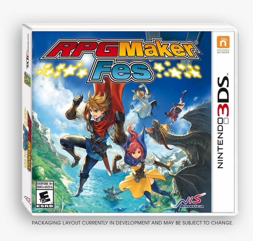 Rpg Maker Fes Will Arrive On The Nintendo 3ds On June - Rpg Maker Fes, transparent png download