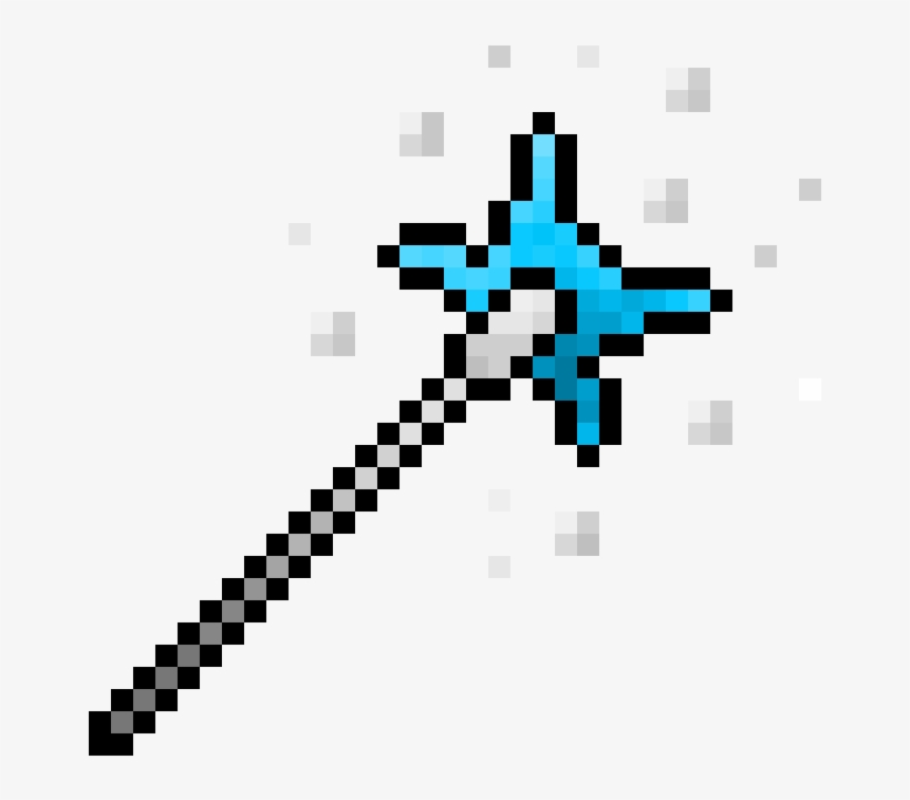 Hailstorm - Trident Pixel Art, transparent png download
