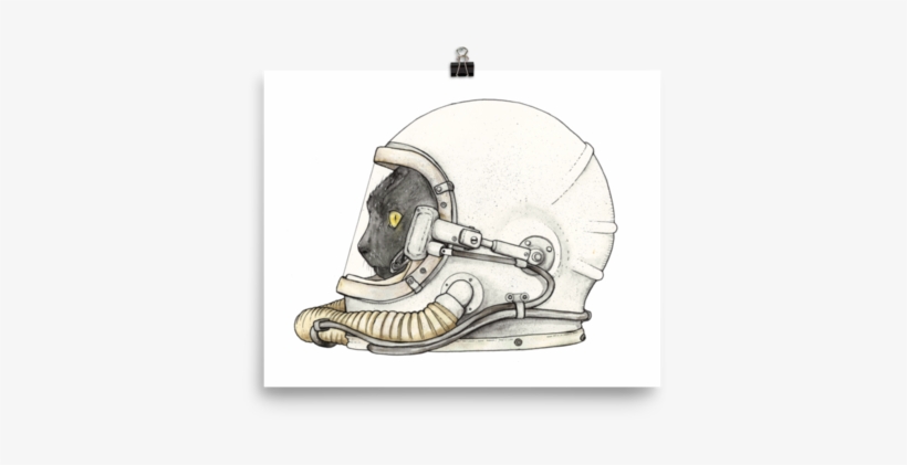 Space Kitteh No - Watercolor Painting, transparent png download