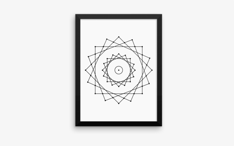 Whirling Squares - Square Matrix Sacred Geometry, transparent png download