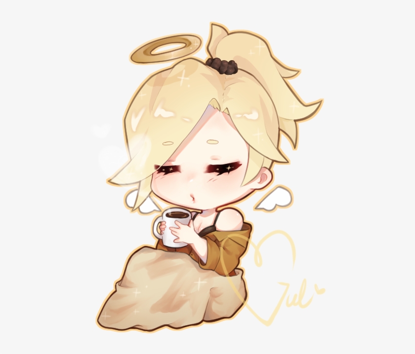 Va And Mercy - Mercy Tumblr Overwatch, transparent png download