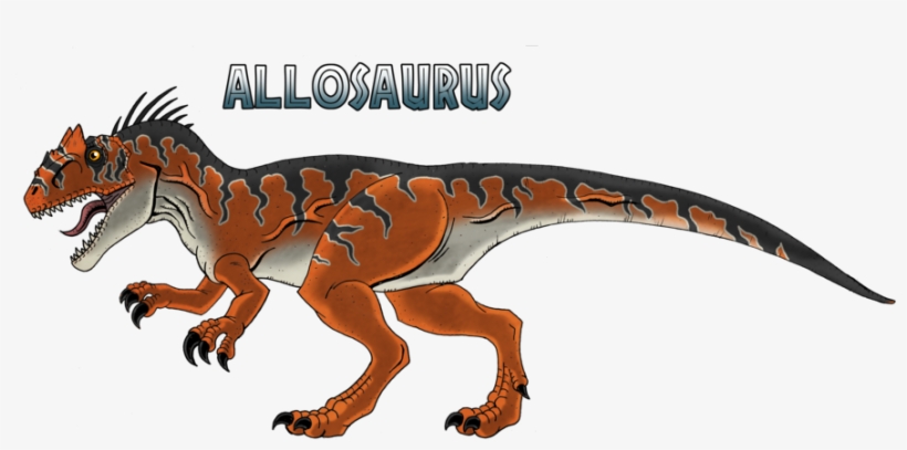 Allosaurus By Mcslackerton On Deviantart Png Free Library - Jurassic Park, transparent png download