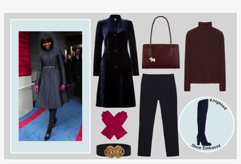 Michelle Obama Look - Radley London Liverpool Street Medium Ziptop Tote Burgundy, transparent png download