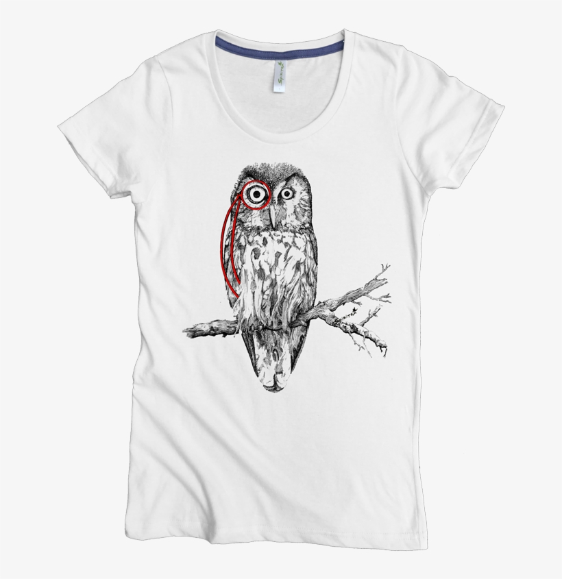 Owl With Monocle W White, transparent png download