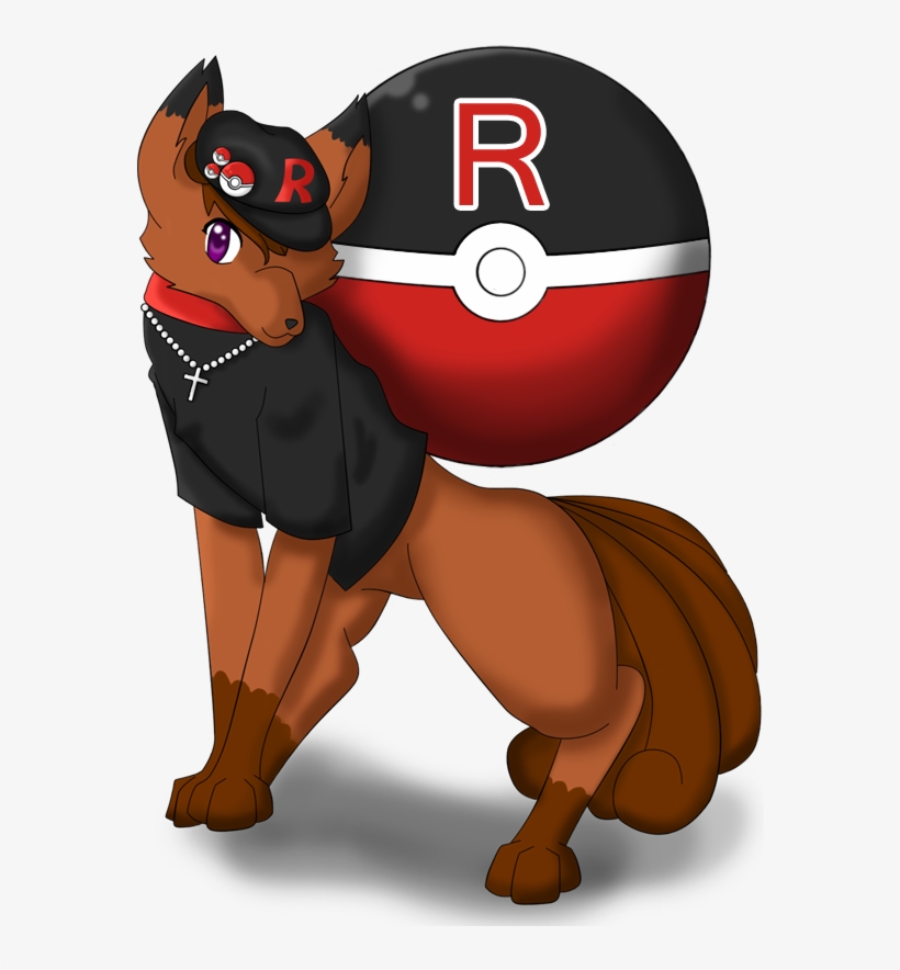 Team Rocket Vulpix - Cartoon, transparent png download