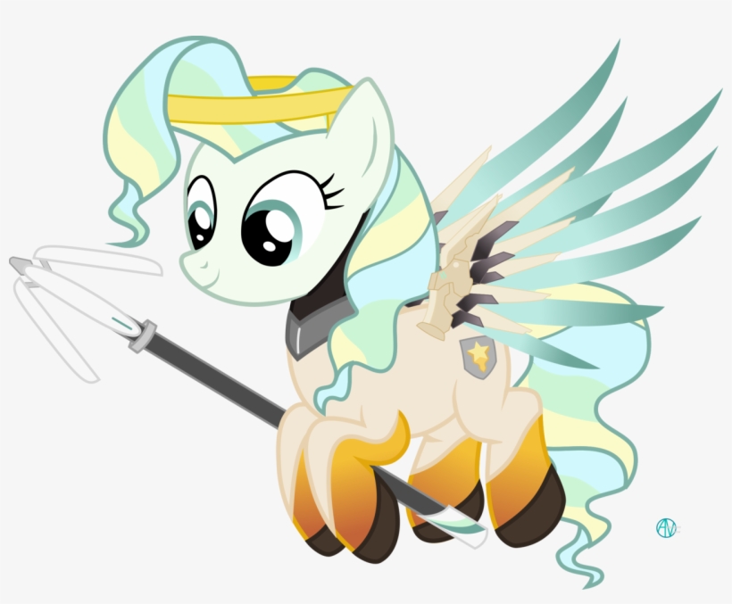 Arifproject, Crossover, Flying, Mercy, Overwatch, Pony, - Mercy My Little Pony, transparent png download