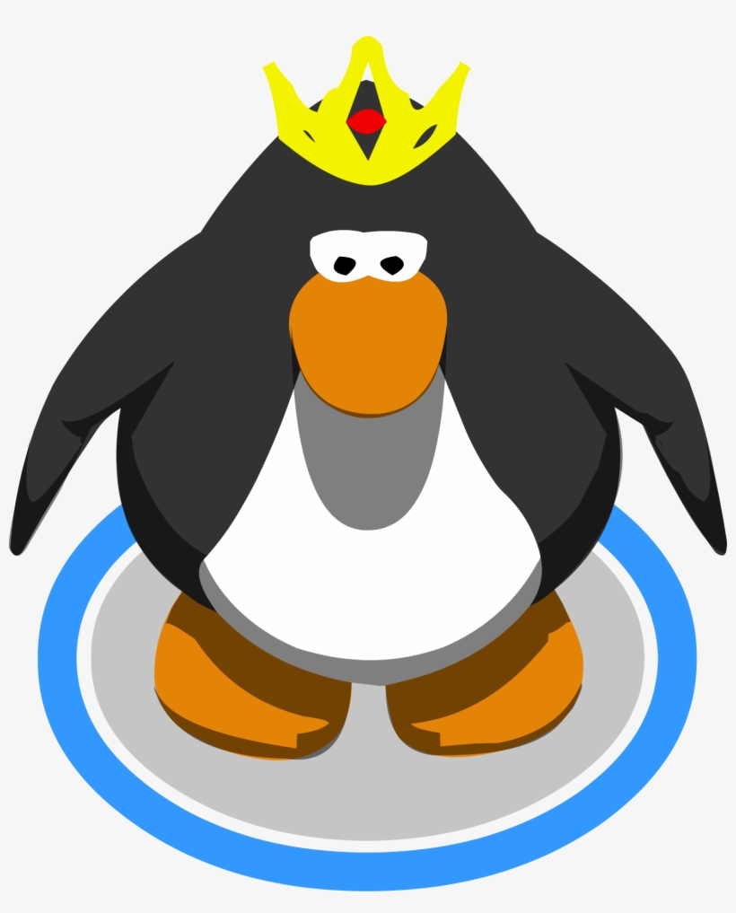 Queen's Crown Ig - Red Penguin Club Penguin, transparent png download