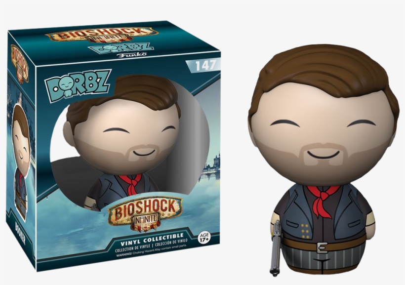 Booker Dewitt Dorbz Vinyl Figure - Bioshock Infinite Booker Dewitt Dorbz Vinyl Figure, transparent png download