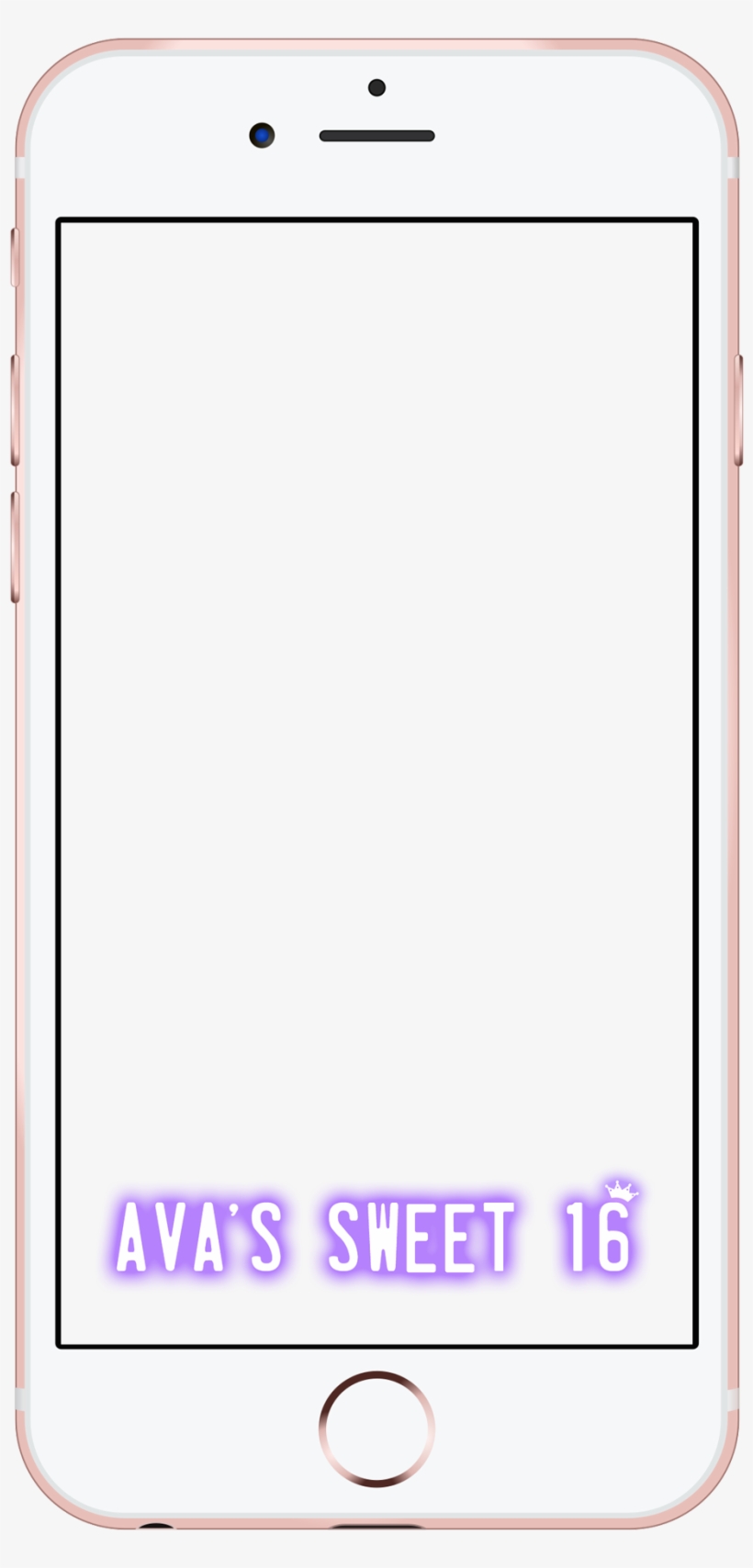 Snapchat Screen Png Vector Royalty Free Stock - Mobile Phone, transparent png download