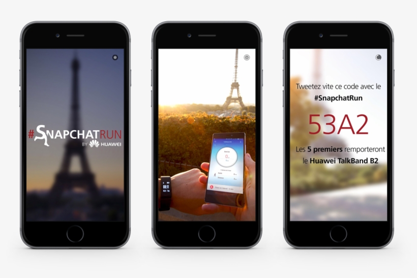 Wersm Huawei Snapchat Run France - Huawei Snapchat, transparent png download