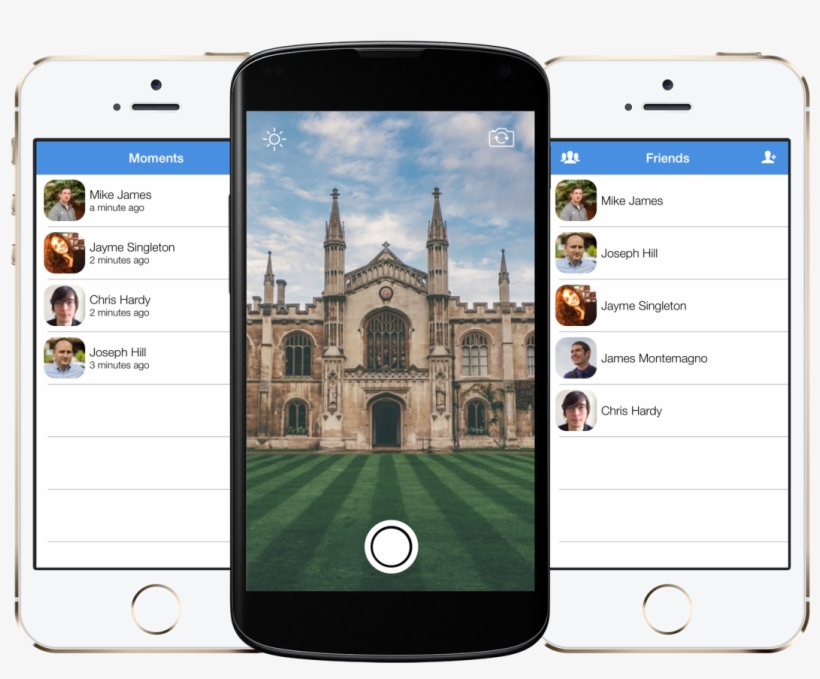 Moments, A Snapchat Clone Built With Xamarin - Xaml Xamarin, transparent png download