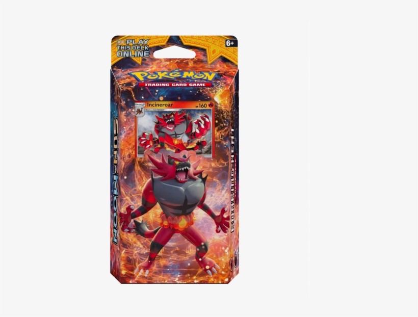 Sun & Moon Roaring Heat Incineroar Theme Deck - Pokemon Sun & Moon Roaring Heat Theme Deck [incineroar], transparent png download