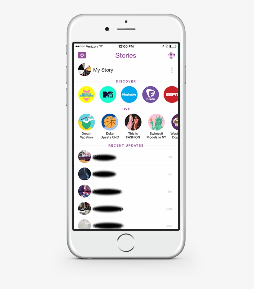How To Use Snapchat Main Screen - Smartphone, transparent png download
