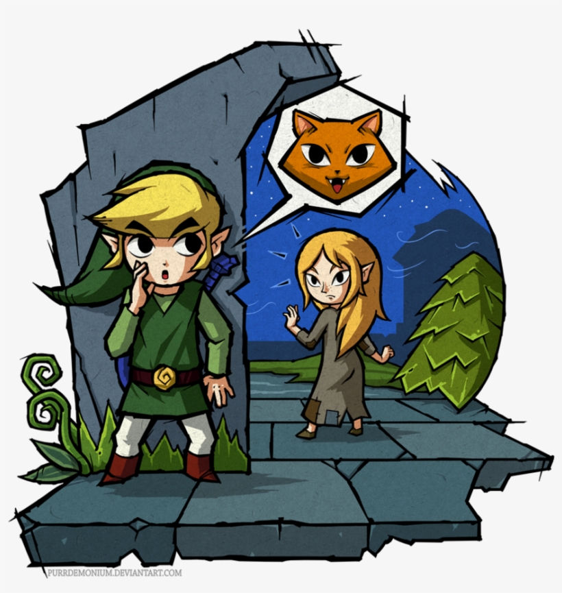The Legend Of Zelda - Wind Waker Meow, transparent png download