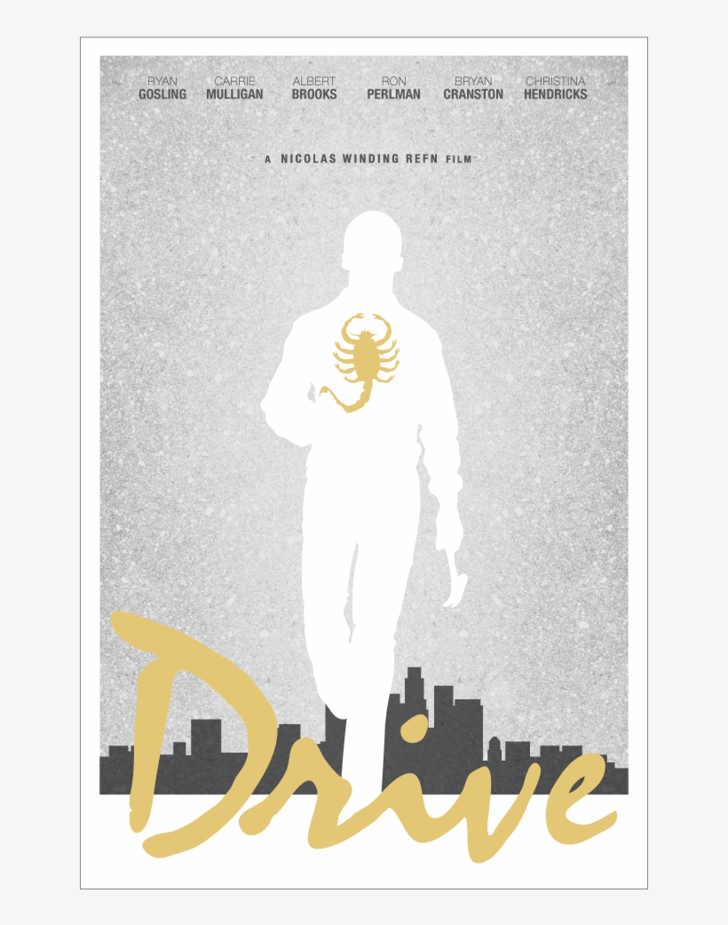 Drive Movie Poster - Poster, transparent png download