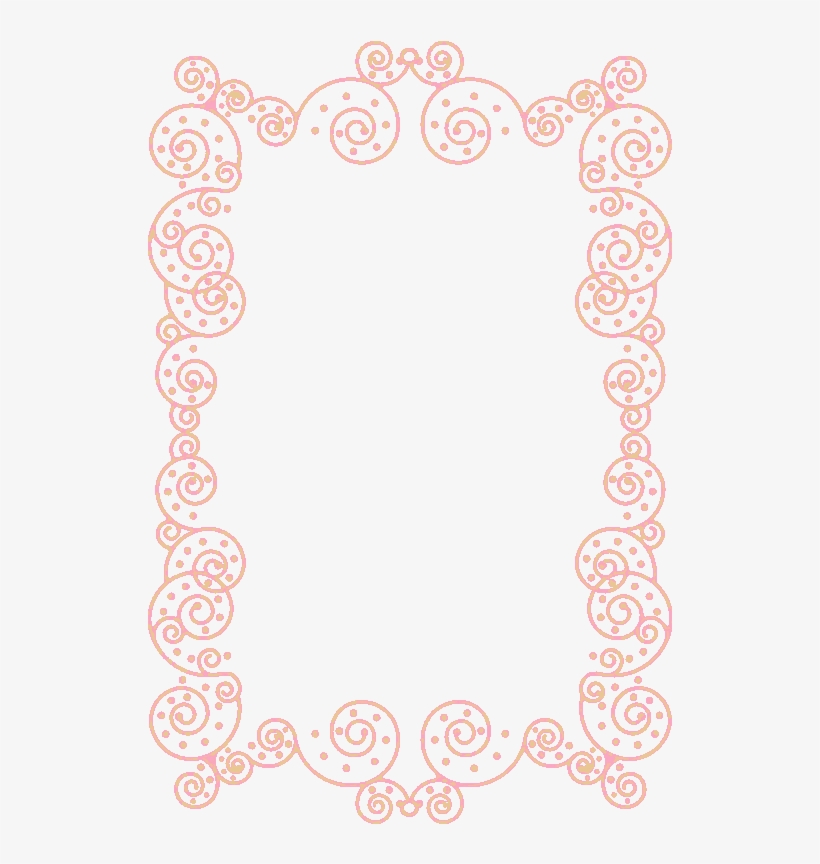 Paisley Border Png Svg Black And White Library - Circle, transparent png download