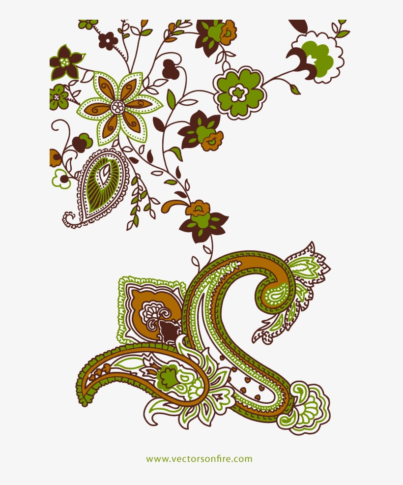 Paisley Desktop Backgrounds - Birthday Asian Woman With Paisley Floral Design Card, transparent png download