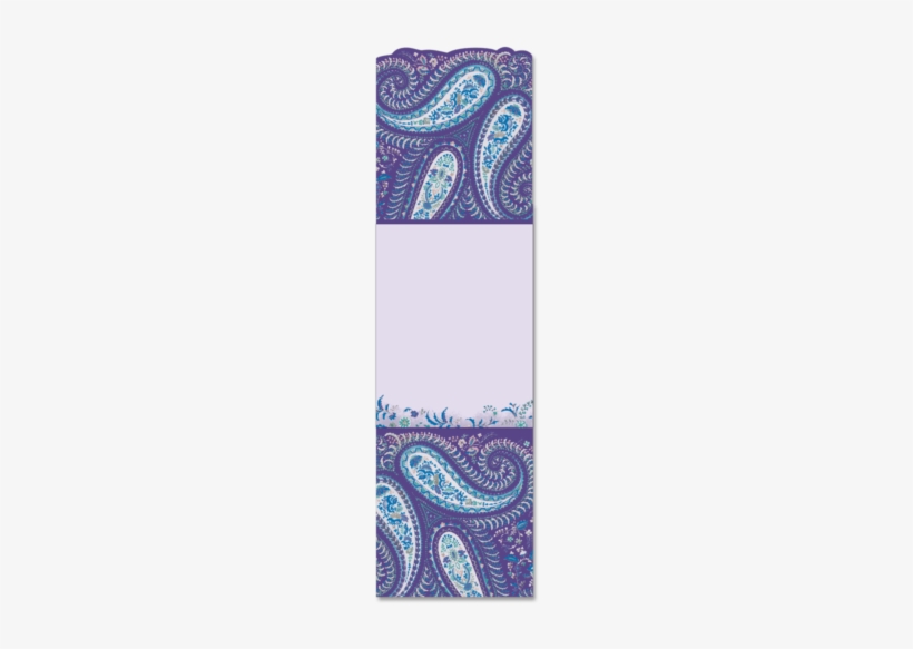 Purple Paisley Brooch Mini Note Pad - Paisley, transparent png download
