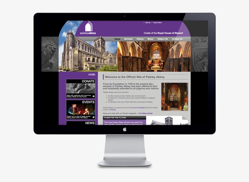 Paisley Abbey - Apple Led Cinema Display, transparent png download