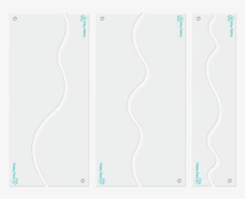 Paisley Place Designer Template Border Set - Paisley, transparent png download