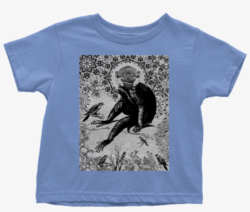 Paisley Monkey Toddler Tee - T-shirt, transparent png download