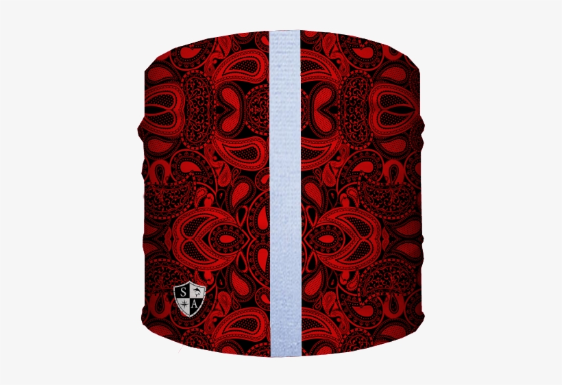 Red Paisley - Vaderunlimited Purple Paisley Multi Purpose Face Shield, transparent png download