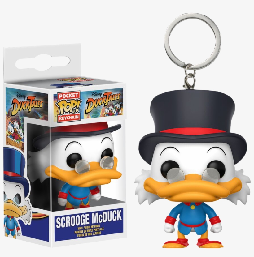 Scrooge Mcduck Pop Keychain - Duck Tales - Scrooge Mcduck Pocket Pop! Keychain, transparent png download