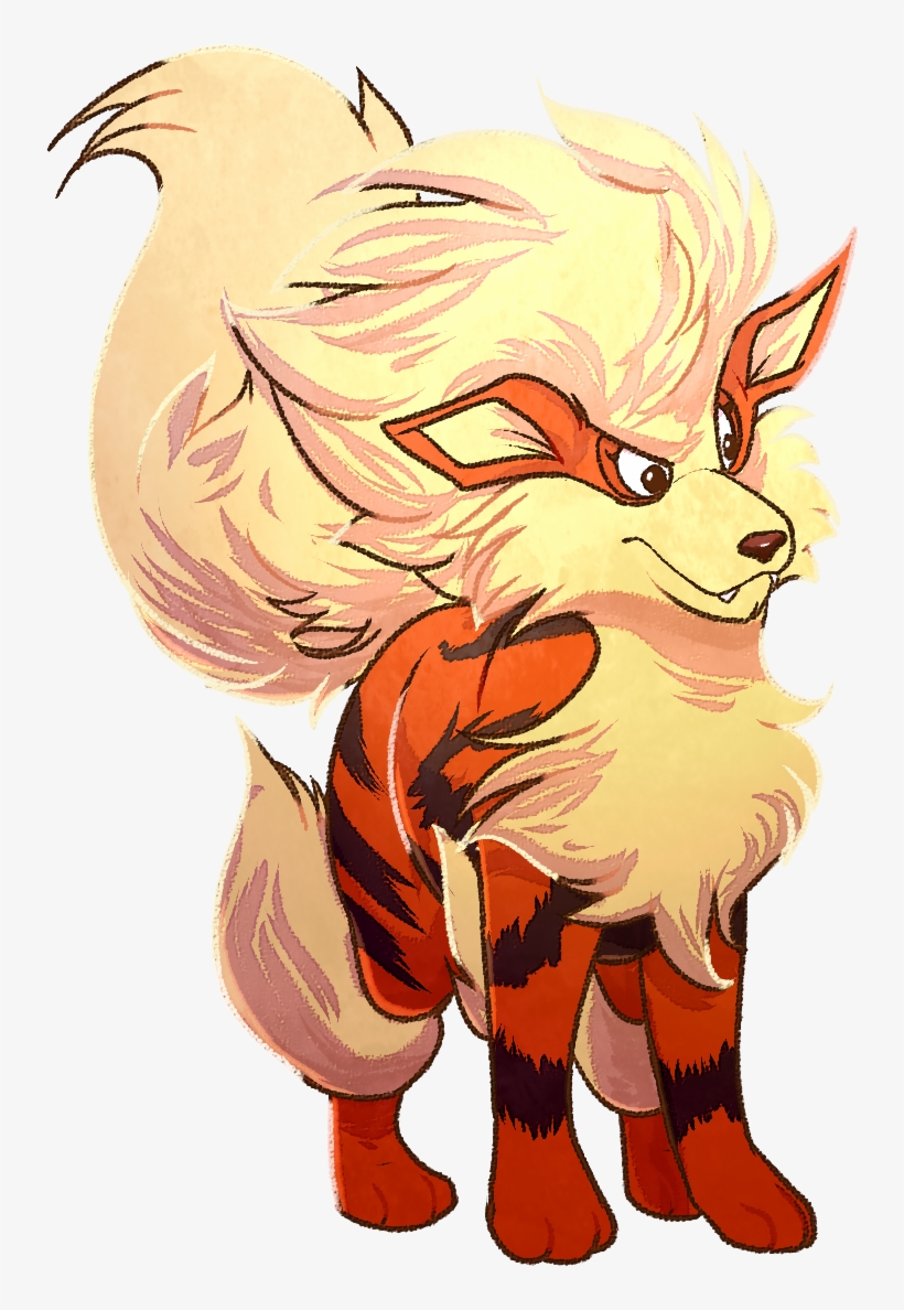 Arcanine Fluff - Cartoon, transparent png download