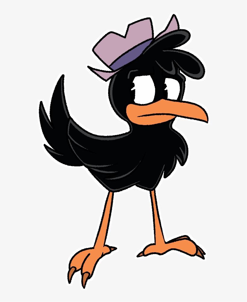 Turned Into A Raven And Unable To Turn Back - Cartoon, transparent png download